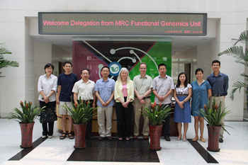 Prof Kay Davies from MRC Functional Genomics Unit Visited IGDB