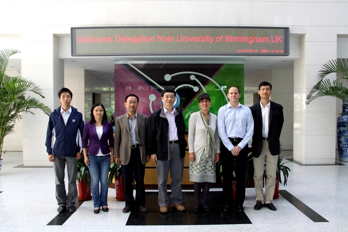 Representatives from the University of Birmingham Visited IGDB