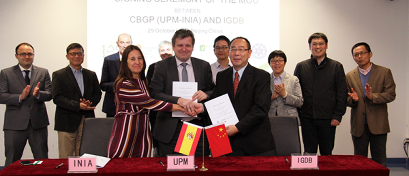 Collaboration between CBPG (UPM-INIA) and IGDB Initiated